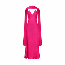 Load image into Gallery viewer, Pink Maxi Dress W/ Scarf