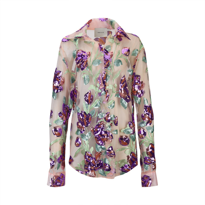 Lilac Flowers Shirt