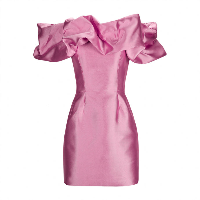 Pink Ruffled Dress