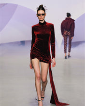 Load image into Gallery viewer, Velvet Mini Dress