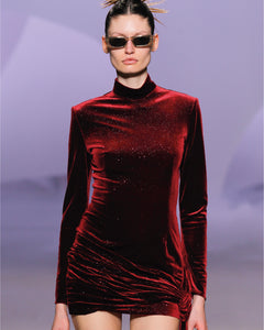 Velvet Mini Dress