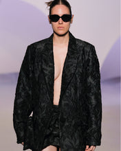 Load image into Gallery viewer, Black Jacquard Blazer