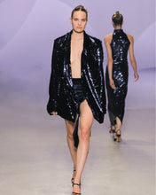 Load image into Gallery viewer, Blue Sequins Blazer