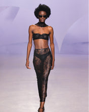 Load image into Gallery viewer, Black Lace Midi Skirt