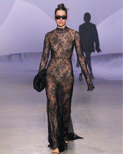 Load image into Gallery viewer, Black Lace Maxi Dress