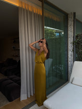 Load image into Gallery viewer, Mustard Yellow Midi Skirt