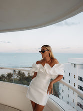 Load image into Gallery viewer, White Ruffled Dress