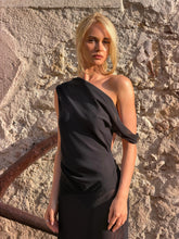 Load image into Gallery viewer, Black Sheer Maxi Gown