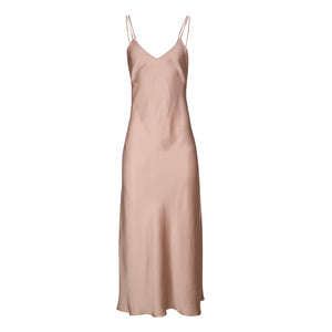 Beige Midi Dress