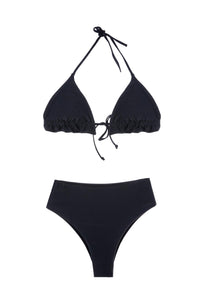 Black Triangle Bikini Set