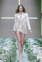 Load image into Gallery viewer, Yellow Brocade Blazer