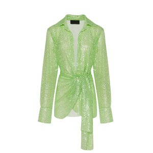 Green Sequins Dress
