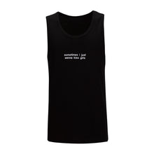 Load image into Gallery viewer, Black Embroidered Singlet
