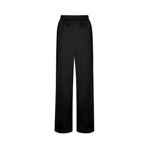 Black Satin Pants