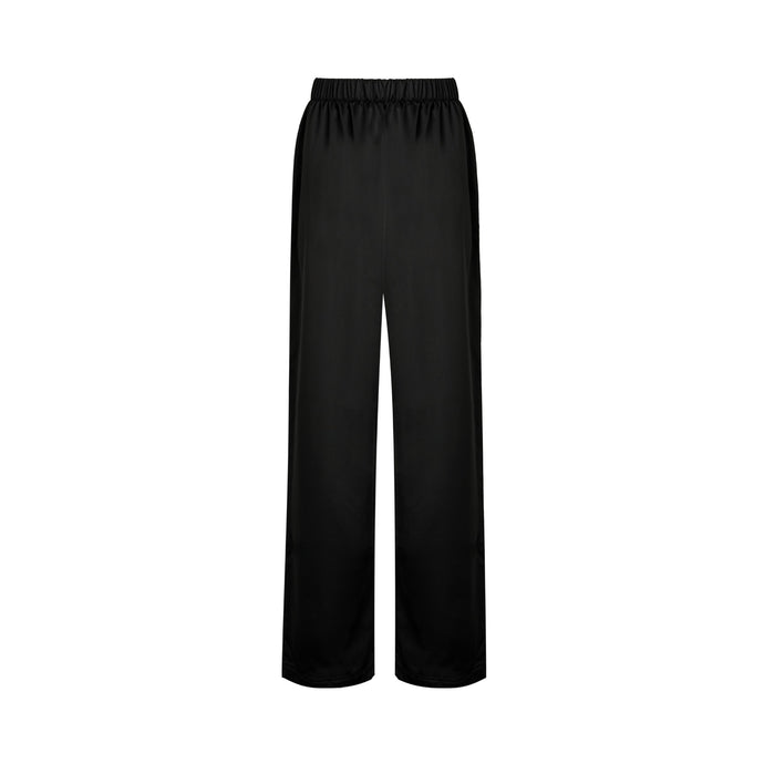 Black Satin Pants