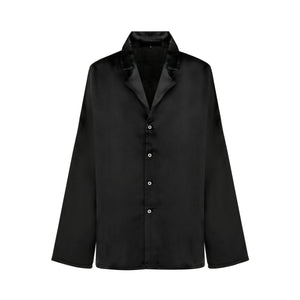 Black Satin Shirt