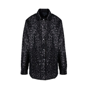 Black Sequins Shirt