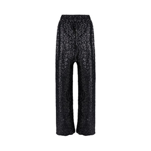 Black Sequins Pants