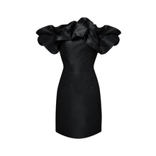 Load image into Gallery viewer, Black Ruffled Dress
