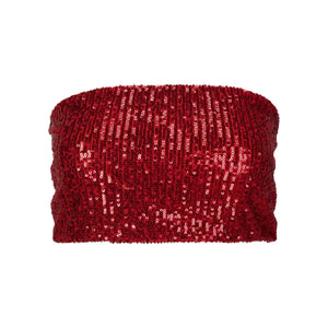 Red Sequins Top